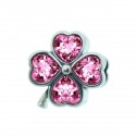 Přívěsek na náramek "Pink Flower" 925 Sterlingové stříbro