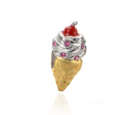 Přívěsek na náramek "Sweet Ice Cream" 925 Sterlingové stříbro