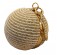 Dámská kabelka "Beaded balloon" zlatá