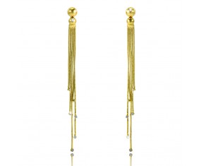 Náušnice "Gold Tassels"