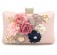 Luxusní společenská kabelka-růžová "Flower"