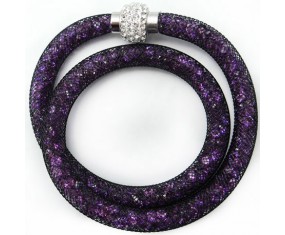 Shamballa náramek "Purple dust"