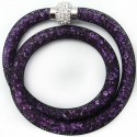 Shamballa náramek "Purple dust"