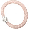 Shamballa náramek "Light pink dust"