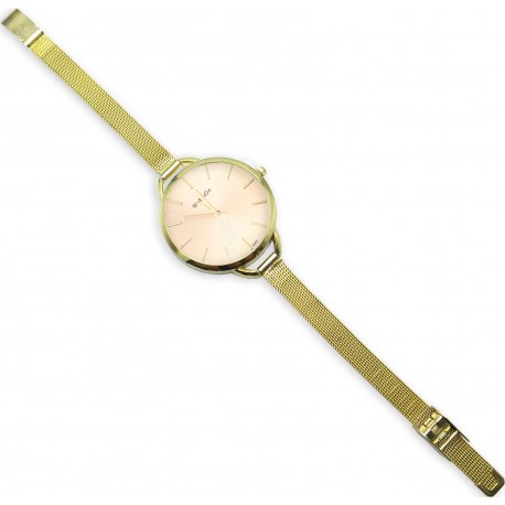 Náramkové hodinky zlaté barvy, dámské