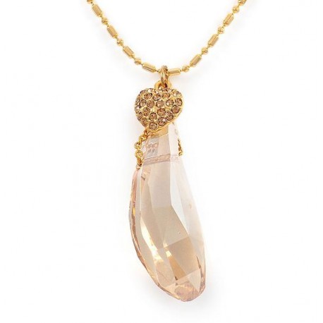 Pozlacený náhrdelník s krystalem Swarovski Element