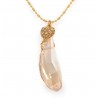 Pozlacený náhrdelník s krystalem Swarovski Element