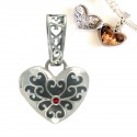 Přívěsek na náramek "Secret Heart" 925 Sterlingové stříbro